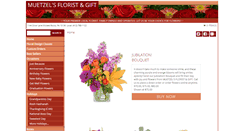Desktop Screenshot of muetzelflorist.com