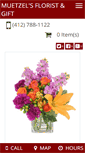 Mobile Screenshot of muetzelflorist.com